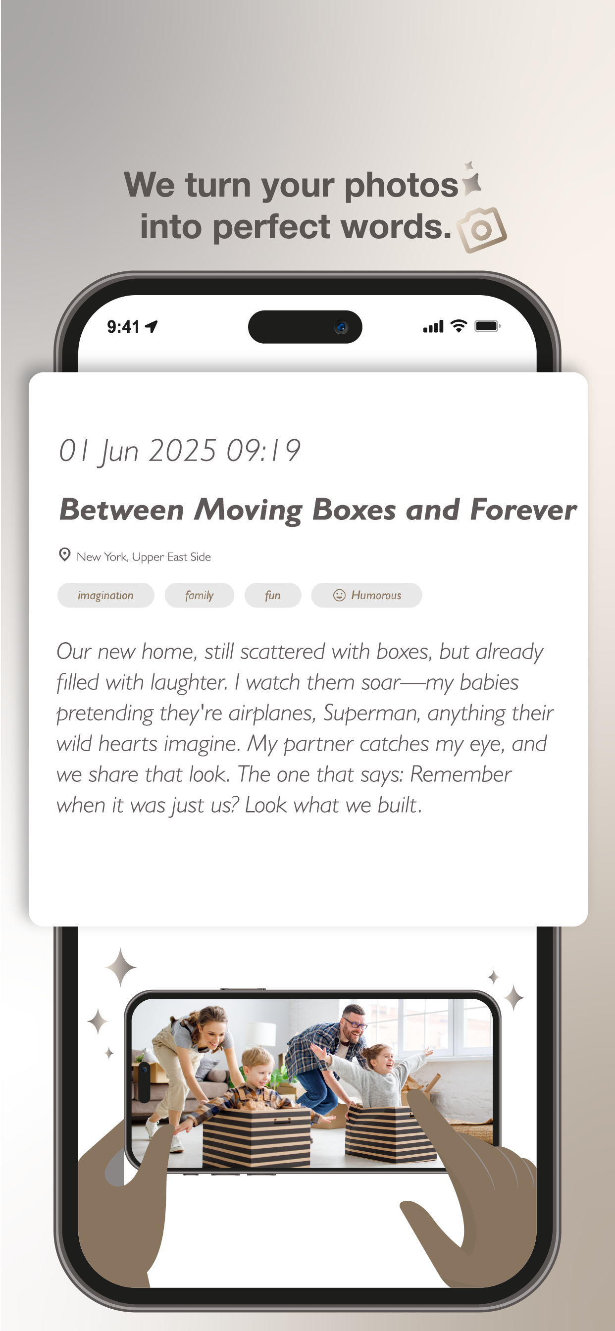 AlbumAI transforms photos into words